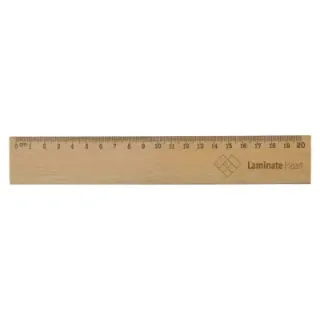 Ruler wood 20cm - LT91926 (gadzety reklamowe)